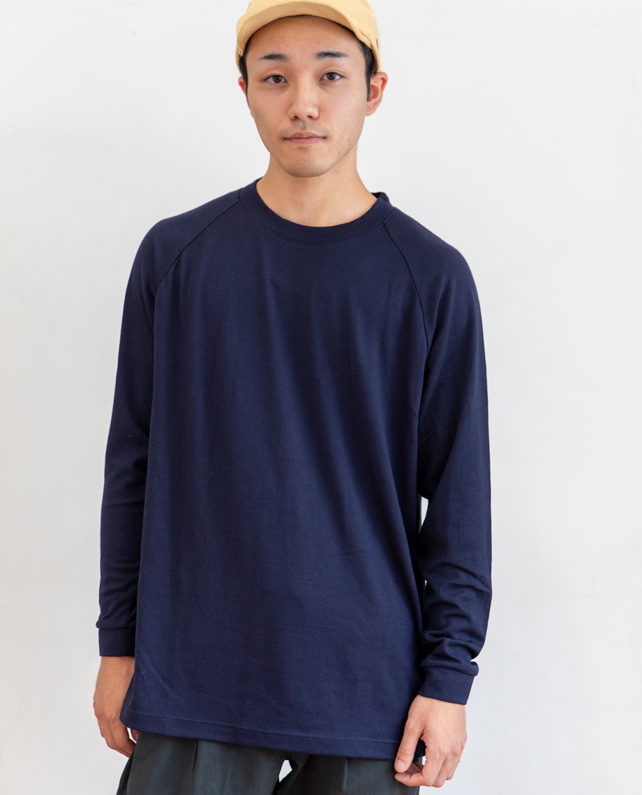 Everyday Wool Tee LS | メリノウールウール100％の日本製の長袖Tシャツ